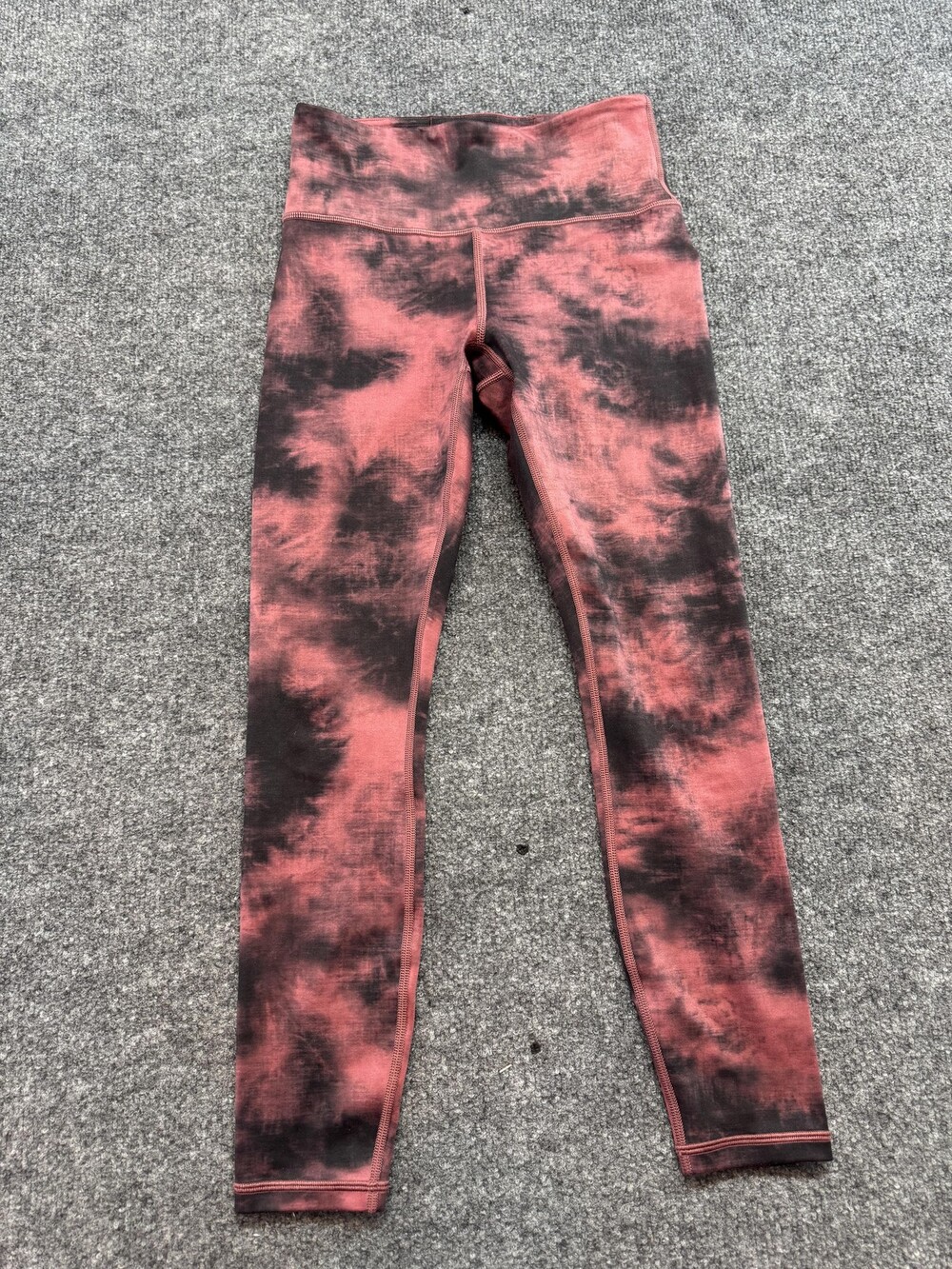 Athleta Leggings Womens XS Pink Elation Ice Dye 7/8 Tight Yoga Workout Pants